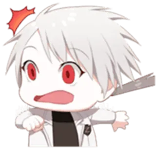 😳 Anime, Chibi, Animado, Desenho animado telegram sticker