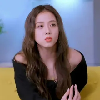 ✨ Jisoo Джису, Blackpink, K-pop, певица, знаменитость, женщина, портрет, человек whatsapp sticker
