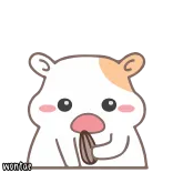 ✨ wonton hamster, fofo, animal, wonton, kawaii telegram sticker