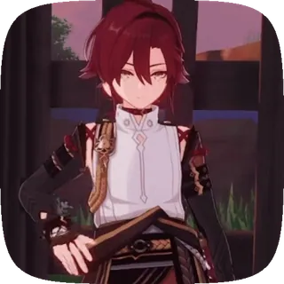 🥰 Heizou Genshin Impact 平蔵, 原神, アニメ, ゲーム, キャラクター telegram sticker