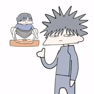 🤌 Estilo anime, Dibujo animado, Personaje, Ilustración telegram sticker