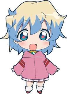 😃 Аниме, Чиби, Милый, Мультфильм telegram sticker