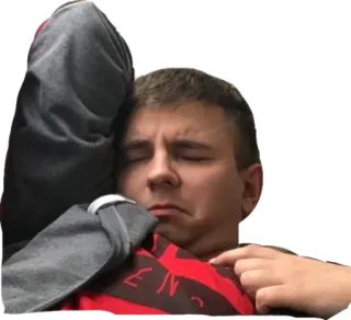 🙁 persona, cara, expresión, sudadera con capucha, hombre, retrato telegram sticker