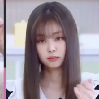 😐 Jennie kpop, cantante, donna, ritratto, celebrità, jennie kim, blackpink telegram sticker