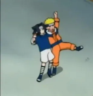 🎌 Naruto anime, cartoon, characters, naruto, sasuke, funny telegram sticker