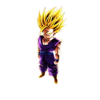 🤩 Gohan Dragon Ball Z Anime, Dragon Ball, Super Saiyajin, Gohan, Kämpfer, Cartoon, Charakter telegram sticker