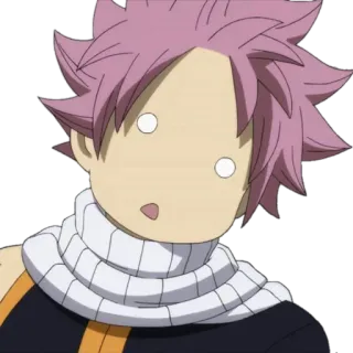😦 Natsu Dragneel Fairy Tail Anime, überrascht, schockiert, Fairy Tail, Natsu Dragneel telegram sticker