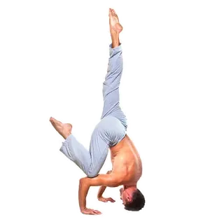 🧘‍♂️ Йога, Поза, Упражнение, Баланс, Фитнес, Сила, Мужчина, Тело telegram sticker