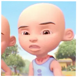 🏁 Upin Upin & Ipin Мультфильм, Персонаж, Upin & Ipin, Анимация telegram sticker