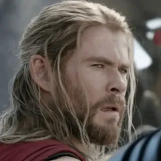 ⚡️ Thor Marvel, Superheld, Donnergott, Chris Hemsworth telegram sticker