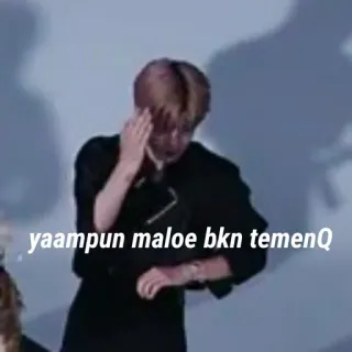 🤞 yaampun maloe bkn temenQ whatsapp sticker
