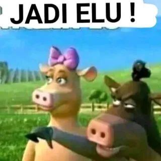 🫵 Daisy and Otis Barnyard JADI ELU ! telegram sticker