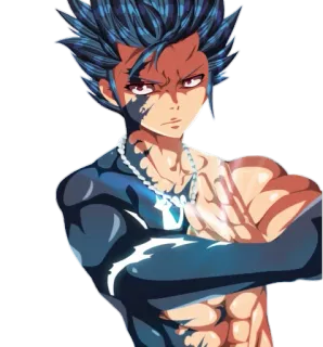😠 アニメ, 男性, キャラクター, かっこいい, アート whatsapp sticker