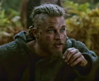 ⚔ Ragnar Lothbrok Vikings Рагнар Лодброк, Викинги, Историческая драма, Мужской персонаж, Телесериал whatsapp sticker