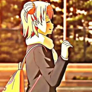 🖇 Anime, Meisje, Schooluniform, Cartoon, Personage telegram sticker