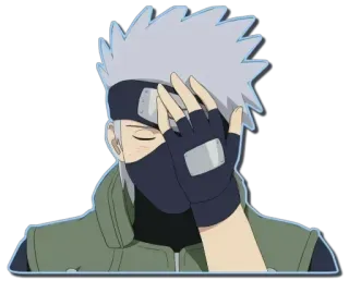 🤦‍♂️ Kakashi Hatake Naruto Kakashi, Naruto, Anime, Ninja, Character, Manga whatsapp sticker