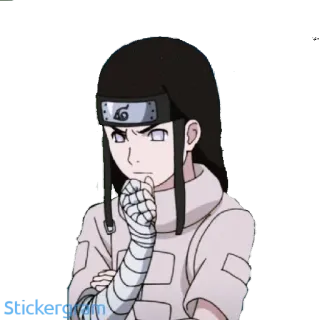 🤔 Neji Hyuga Naruto Anime, Manga, Ninja, Hyuga, Byakugan, Naruto telegram sticker