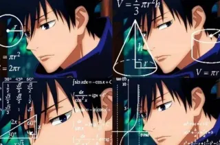 😐 L
2
= 2πτ
V ==πr²
3
h
V= π
=π
30° 45° 60
sin xdx=-cosx+C
125/253
10
dr
5
2x
60
30 Anime, Maths, Calculs, Réflexion, Équations telegram sticker