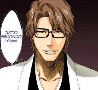 😏 Sosuke Aizen Bleach TUTTO SECONDO
I PIANI. Anime, Manga, Bleach, Sosuke Aizen, Złoczyńca whatsapp sticker