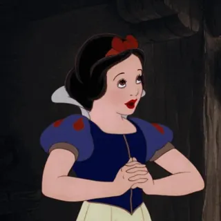 ⛄️ Snow White 만화, 디즈니, 공주, 애니메이션 telegram sticker