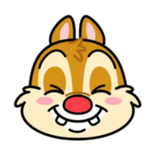 😬 Chip 迪士尼, 卡通, 花栗鼠, 奇奇, 角色, 动物 telegram sticker