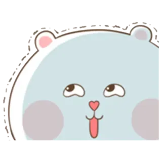 😄 dier, beer, cartoon, schattig, grappig telegram sticker