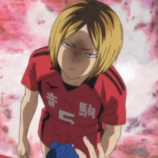 🏐 Kenma Kozume Haikyuu!! Anime, Garçon, Tête de pudding, Volleyball, Kenma, Kozume telegram sticker