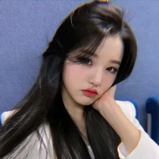 🌈 女性, 韓国, アジア, ポートレート, 美人, 女の子 whatsapp sticker