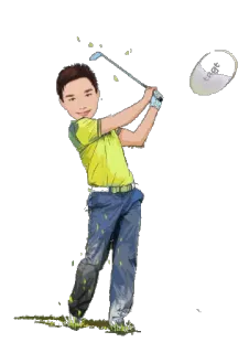 🏌 Golf, Golfer, Sport, Athlet, Schwung, Sportart telegram sticker