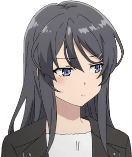 😒 Mai Sakurajima Rascal Does Not Dream of Bunny Girl Senpai Anime, Bunny Girl, Garota, Sakurajima, Mai telegram sticker