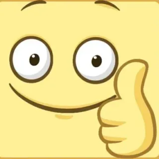 👍 Emoji, Pollice, Approvazione, Mi piace, Accordo, Positivo telegram sticker
