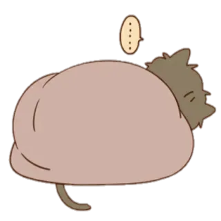 😴 animale, gatto, dormire, coperta, carino telegram sticker
