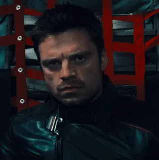 📟 Bucky Barnes 버키 반즈, 윈터 솔져, 마블, 세바스찬 스탠, 슈퍼히어로, 만화 캐릭터, 어벤져스, 안티히어로 telegram sticker