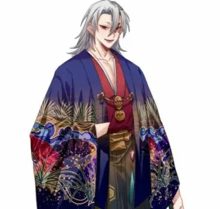 ✨ Anime, Mâle, Kimono, Personnage whatsapp sticker