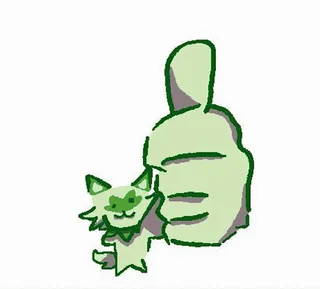 👍 Sprigatito Pokemon whatsapp sticker