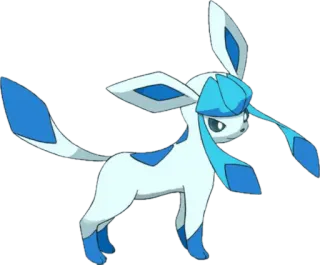 🙂 Glaceon Pokemon pokemon, glaceon, tipe es, makhluk, video game whatsapp sticker