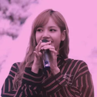 💕 Lisa K-pop, ca sĩ, Lisa, Blackpink, nữ, thần tượng telegram sticker
