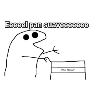 😎 Eeeeel pan suaveeeeeee florkofcows, pan suave, bread, cartoon, funny telegram sticker