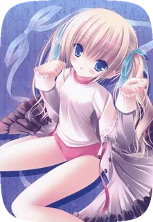 😜 Nagi Sanzenin Hayate the Combat Butler anime girl, blonde hair, cute, manga, visual novel, shoujo telegram sticker