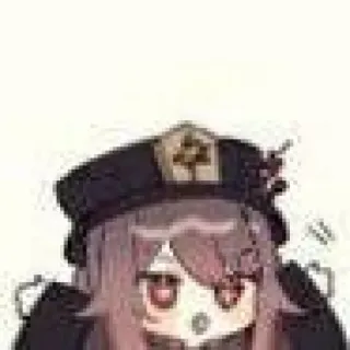 😉 Hu Tao Genshin Impact Anime, Videospiel, Genshin Impact, Hu Tao, Süß, Charakter telegram sticker