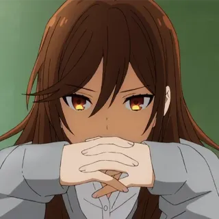 📚 Kyouko Hori Horimiya 애니메이션, 만화, 쿄코, 호리, 호리미야 telegram sticker