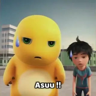 😫 Asuu !! Cartoon, Figur, Anime telegram sticker