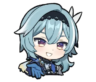 😃 Eula Genshin Impact anime, game, genshin impact, eula, character telegram sticker
