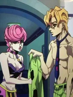 😐 Trish Una JoJo's Bizarre Adventure Anime, Personnage, Jojo, Trish Una telegram sticker