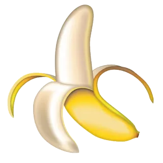 🍌 香蕉, 水果, 食物, 热带, 黄色 whatsapp sticker