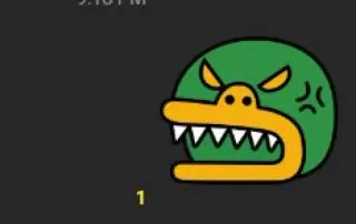 😮‍💨 canard, en colère, dessin animé, animal whatsapp sticker