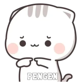 🥺 PENGEN 고양이, 귀여운, 슬픈, 원해 telegram sticker