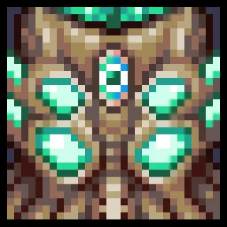 🦑 Pixel art, Armadura, Videojuego, Terraria, Gemas telegram sticker