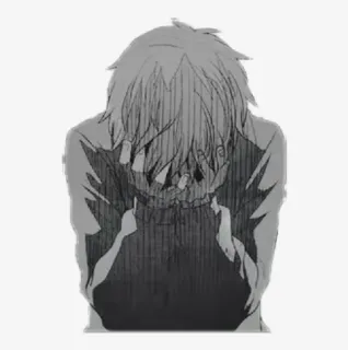 💔 tristesse, dépression, animé, manga, désespoir, pleurs, chagrin telegram sticker