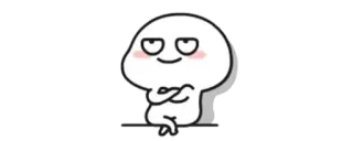 ✨ cartone animato, altezzoso, emoji, personaggio whatsapp sticker